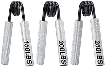 Produktbild von Griffkraft Trainer Set,150/200/250LBS Handgriff Trainer,rutschfester Metall unterarmtrainer Hand Grip Strength,Fingerverstärker