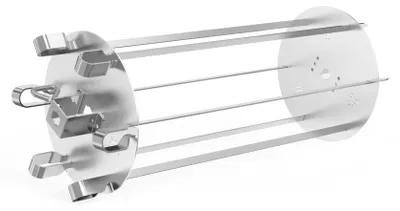Immagine prodotto di Omgoods - Set di spiedini per kebab alla griglia in acciaio inossidabile - Ideale per barbecue e griglie