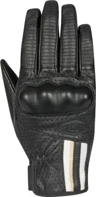 Produktbild von Segura Romeo perforierte Damen Motorrad Handschuhe, schwarz/weiß, S