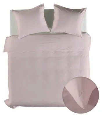 Produktbild von Yellow Suite Casablanca Dbo 200 Petal Pink Bettwäsche 1 x Bettbezug 200x220 + 2 x Kopfkissenbezug 70x60 Petal-Pink Uni rosa