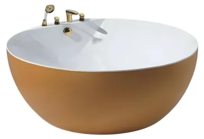 Produktbild von Rundwanne Designwanne Freistehende Komfortwanne Raumsparwanne Bad 160x160 cm
