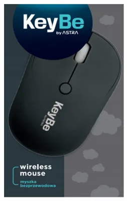 Obrázek produktu pro Bezdrátová myš KeyBy Astra v černé barvě