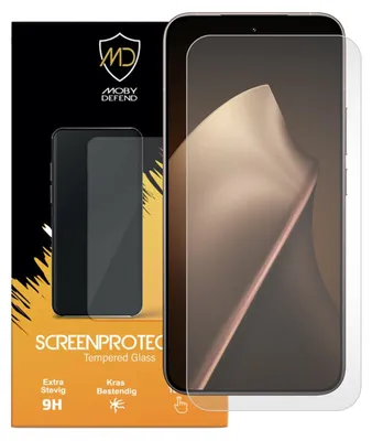 Productafbeelding van MobyDefend Screenprotector - Geschikt voor Xiaomi 15T Pro  -  Case-Friendly Screensaver - Gehard Glas