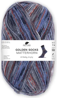 Produktbild von Pro Lana Golden Socks MATTERHORN 100 g 4-fach Sockenwolle mit Farbverlauf Farbe 450.10