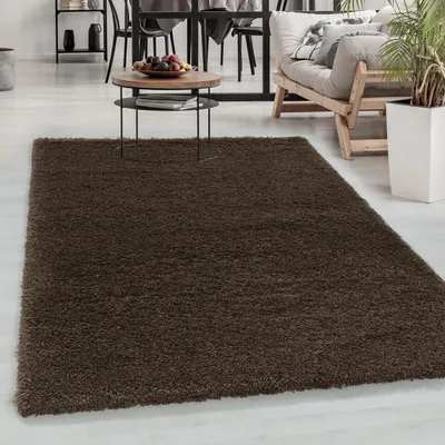 Produktbild von Carpetsale24 Teppich Shaggy Super Weich Einfarbig Hochflor Teppich für Wohnzimmer, Schlafzimmer Flauschig, Grösse: 140x200 cm