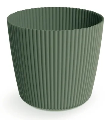 Produktbild von Blumentopf Pflanzkübel Milly Round Innen- und Außenbereich Traditioneller Pflanzgefäß Pflanztopf aus Kunststoff 149 mm Farbe Piniengrün