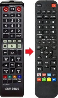 Produktbild von Fernbedienung passend für SAMSUNG AK5900167A | BD-E5500 | BD-E6100