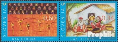 Produktbild von Briefmarken Slowenien 2014 Mi 1096-1097 Paar (kompl.Ausg.) postfrisch Weltkindertag