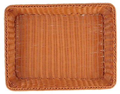 Productafbeelding van Bureaublader, rechthoekig, opbergmand voor voedsel, brood, fruit, geschikt voor kantoor, restaurant, koffiecorner, kleur: XL