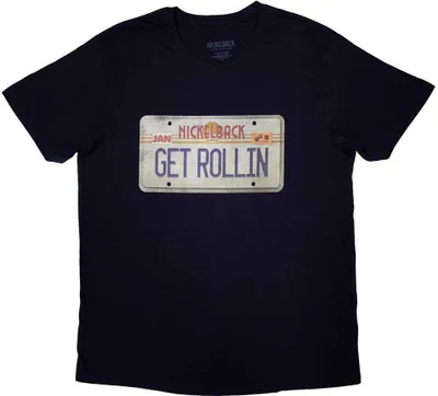 Obrázok produktu pre Nickelback - Tričko pre mužov/dámy Uni RO10485 (M) (Navy Blue)