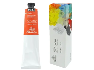 Zdjęcie produktu dla Farba olejna 120ml - Vermillion - 324