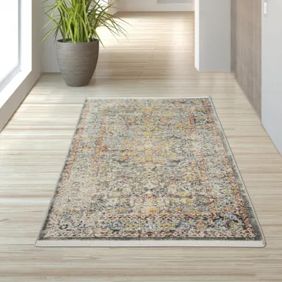 Immagine prodotto di Tappeto a frange corte Multicolore Dimensioni: 80 x 150 cm