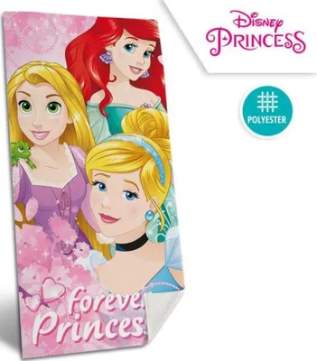 Produktbild von Disney Prinzessinnen Badetuch, Strandtuch Größe ca. 70x140cm