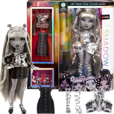 Produktbild von Rainbow High Shadow High Doll - Luna Madison, Modepuppe, Weiblich, 6 Jahr(e), Junge/Mädchen, 280 mm, Mehrfarbig