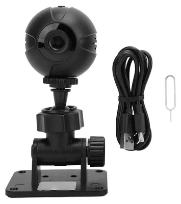 Obrázok produktu pre Malá WiFi kamera s rozlíšením 1080p HD, nočným videním a detekciou pohybu, s 360° otáčaním a nakláňaním – bezdrôtová bezpečnostná kamera pre deti a domáce zvieratá