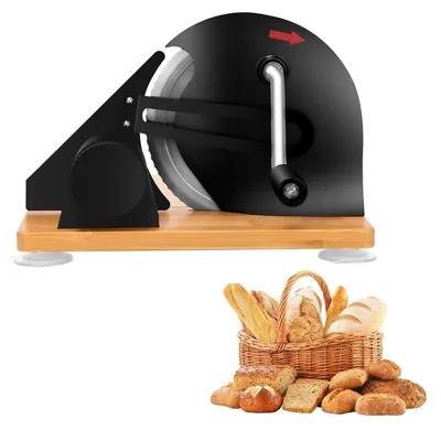 Produktbild von SolidKeus – Manuelle Brotmaschine aus Edelstahl mit einstellbarer Schnittdicke