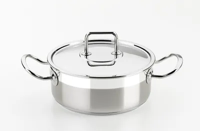 Produktbild von BRA Profesional | Professioneller Edelstahltopf mit Deckel 30 cm