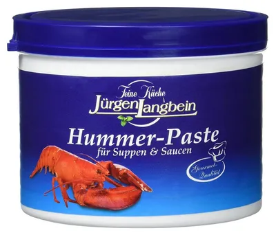 Zdjęcie produktu dla Jürgen Langbein Gourmet Lobster Paste do zup i sosów 500g