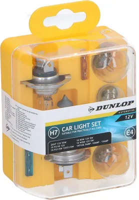 Produktbild von Auto-Beleuchtungsset H7, 12 V, 9 Stück