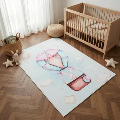 Obrázok produktu pre TAPISO KIDS: Detská podložka, protišmyková, OEKO-TEX, 120 x 170 cm