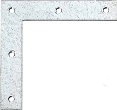 Immagine prodotto di Alberts 847692 Staffa d'angolo, zincata sendzimir, 200 x 200 x 30 mm, set da 10