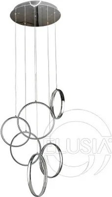 Produktbild von Leuchte der Serie Olimp mit integrierter LED, 3000 K, 100 cm Durchmesser und 160 cm Höhe