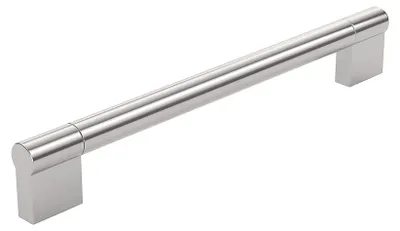 Türgriff aus Schmiedeeisen, 192 mm, gebürstetes Nickel