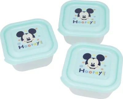 Produktbild von Kunststoff-Lebensmitteldose MICKEY MOUSE, 3 Stück, 13006