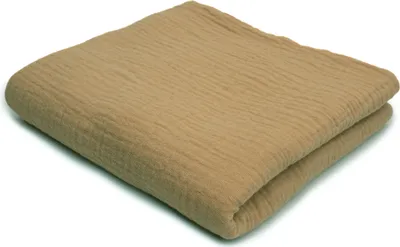Zdjęcie produktu dla Bawełniana tkanina muślinowa Double Gauze, podwójna gaza wielbłądowa 50 x 130 cm