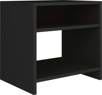Obrázok produktu pre vidaXL Nočný stolík čierny 40x30x40 cm Materiál drevo