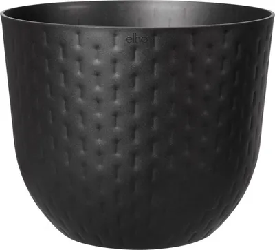 Produktbild von Elho Pflanztopf Fuente Grains Ø 29,4 x 24,3 cm onyx schwarz