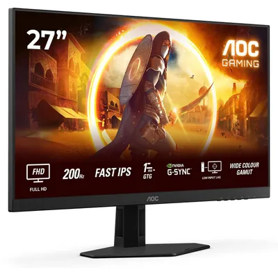 Image de AOC G4 27G4HRE computer monitor 68.6 cm (27") 1920 x 1080 pixels Full HD LED Black, Red