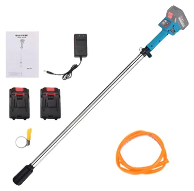 Akku-Regenfasspumpe 2400 l/h, bürstenlos, 2x20 V, 8 m Förderhöhe