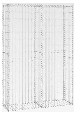 Produktbild von Gabione 150x100x30cm Steinkorb Drahtkorb Mauer Säule Wand