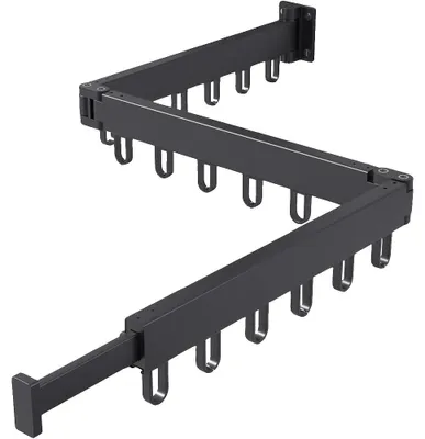 Obrázek produktu pro Věšák na oblečení, montáž na zeď, úsporný design, 1 kus