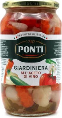 Zdjęcie produktu dla Sałatka warzywna Giardiniera 800g - Ponti
