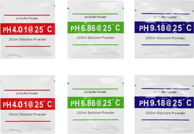 Obrázok produktu pre Kalibračný bod merania PH 3 Sada pufrovacieho prášku Meranie roztoku na test
