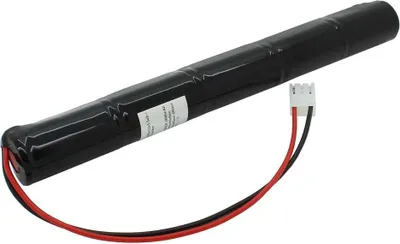 Produktbild von Notleuchtenakku NiMH 6V 1800mAh L1x5 Sub-C mit 200mm Kabel und Stecker passend für Beghelli 415.021.000