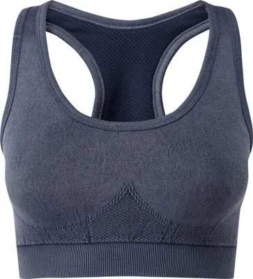 Produktbild von TriDri - Sport-BH, Nahtlos für Damen RW7684 (S) (Indigo-Jeansblau)