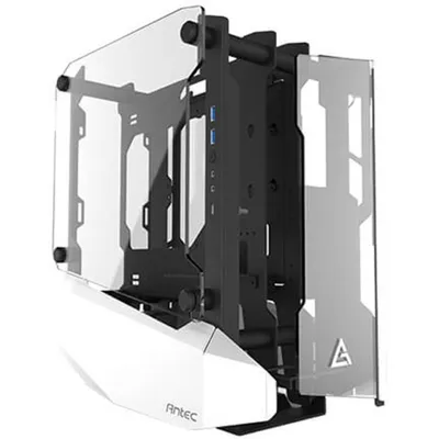 Produktbild von Antec Striker, Mini Tower, PC, Transparent, Weiß, ITX, Aluminium, Stahl, Gaming