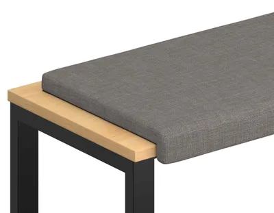 Obrázok produktu pre vidaXL Opieradlo do banky, látka, farba taupe, hĺbka 35 cm