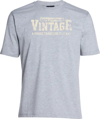 Produktbild von Übergrößen T-Shirt Vintage beige AHORN SPORTSWEAR Grey Melange 3XL