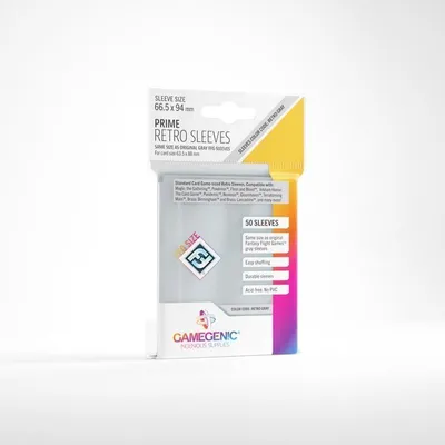 Produktbild von Gamegenic - Prime Retro Sleeves (50 Sleeves)