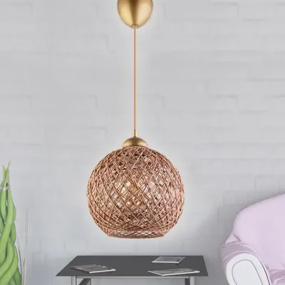 Produktbild von Opviq, ASY073, Kronleuchter, Braun, Plastik, 22 x 22 x 54 cm