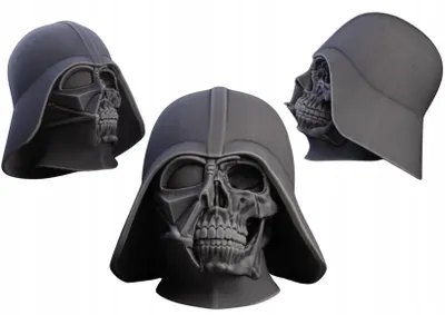Produktbild von Star Wars Darth Vader Helm 3D-Figur mit Schädel 20 cm