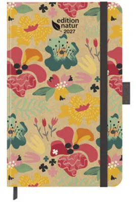 Productafbeelding van Agenda Times Big12 Editie, Natuur & Bloemen 2027: Duurzame agenda met weekoverzicht, ruimte voor notities, bladwijzer en pennenhouder. 13 x 21 cm