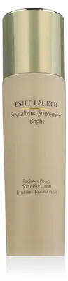 Zdjęcie produktu dla Estée Lauder Revitalizing Supreme+ Bright Radiance Power Soft Milky Lotion, Balsam do twarzy, Kobiety, 100 ml, Skóra uniwersalna, Przeciw otępieniu, Rozjaśniający, Nawilżający, Odżywiający, Zmiękczający, Butelka