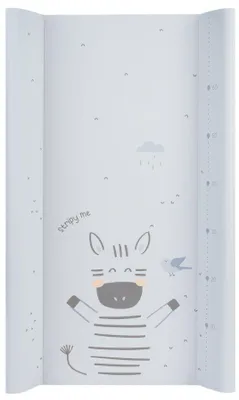 Imagen del producto de Kikkaboo, cambiador suave con motivos a rayas, 50x80 cm, color blanco, talla única