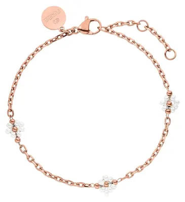 Produktbild von Purelei 23331-Bracelet-Linen-Blossom-Rosegold, Weiblich, Edelstahl