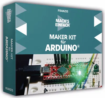 Produktbild von FRANZIS 67084 - Mach's einfach: Maker Kit für Arduino, empfohlen ab 14 Jahren